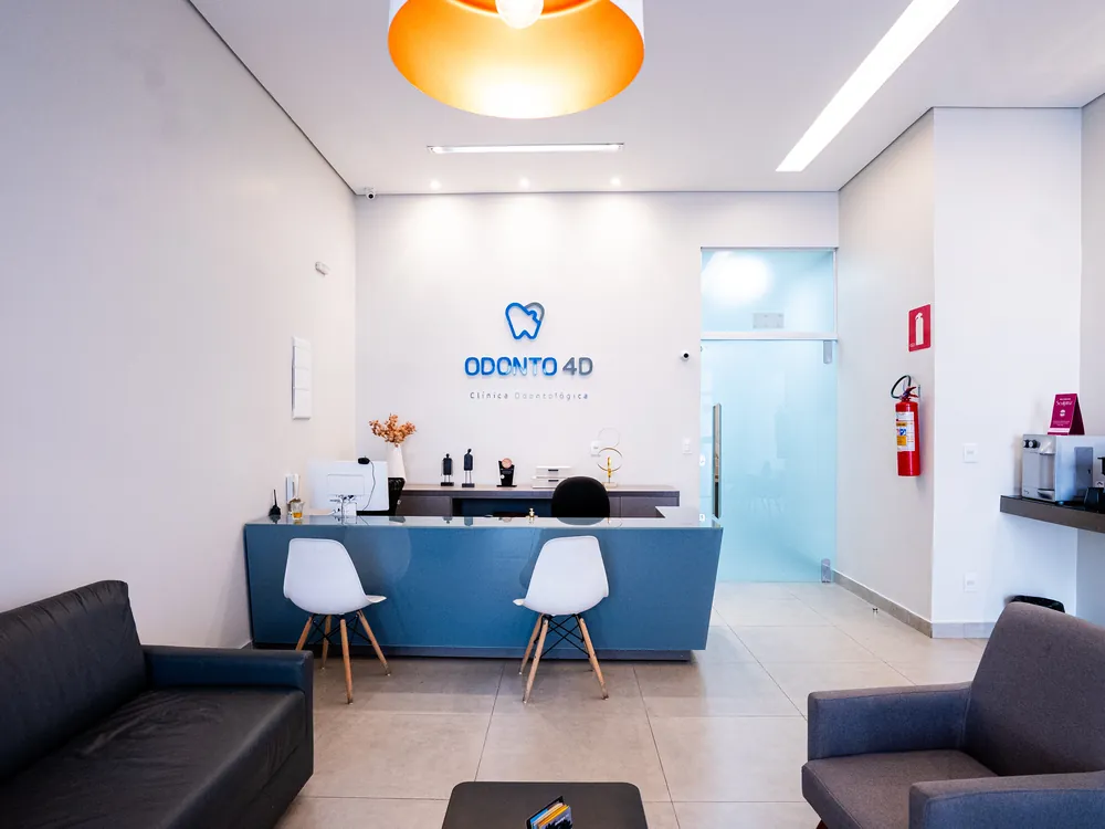 Recepção da clínica Odonto 4D